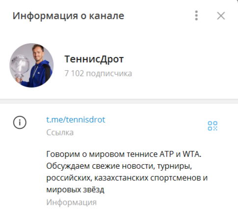 ТеннисДрот — ставки на теннис в Телеграмм: анализ проекта, отзывы