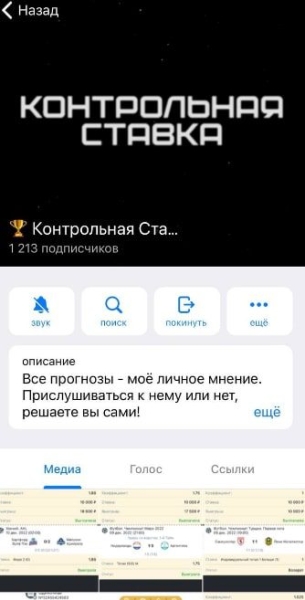 Контрольная Ставка